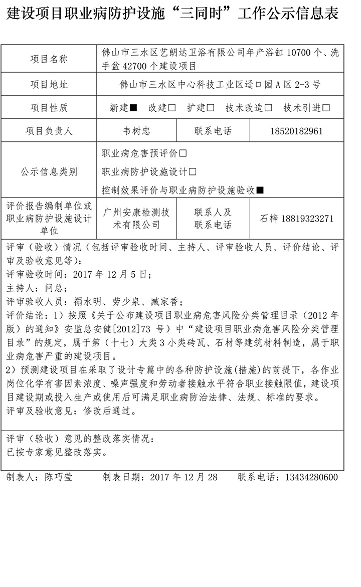 佛山市三水區藝朗達衛浴有限公司年產浴缸10700個、洗手盆42700個建設項目控評-1.jpg